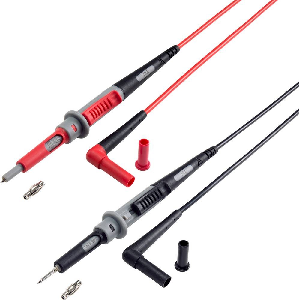 VOLTCRAFT MS-4PS-E Sicherheits-Messleitung 4mm Sicherheits-Stecker Pr
