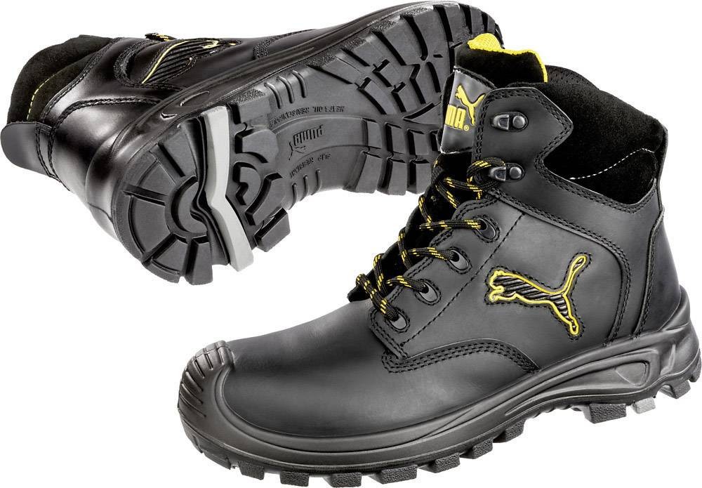 PUMA Borneo Black Mid 630411-44 Sicherheitsstiefel S3 Schuhgröße (