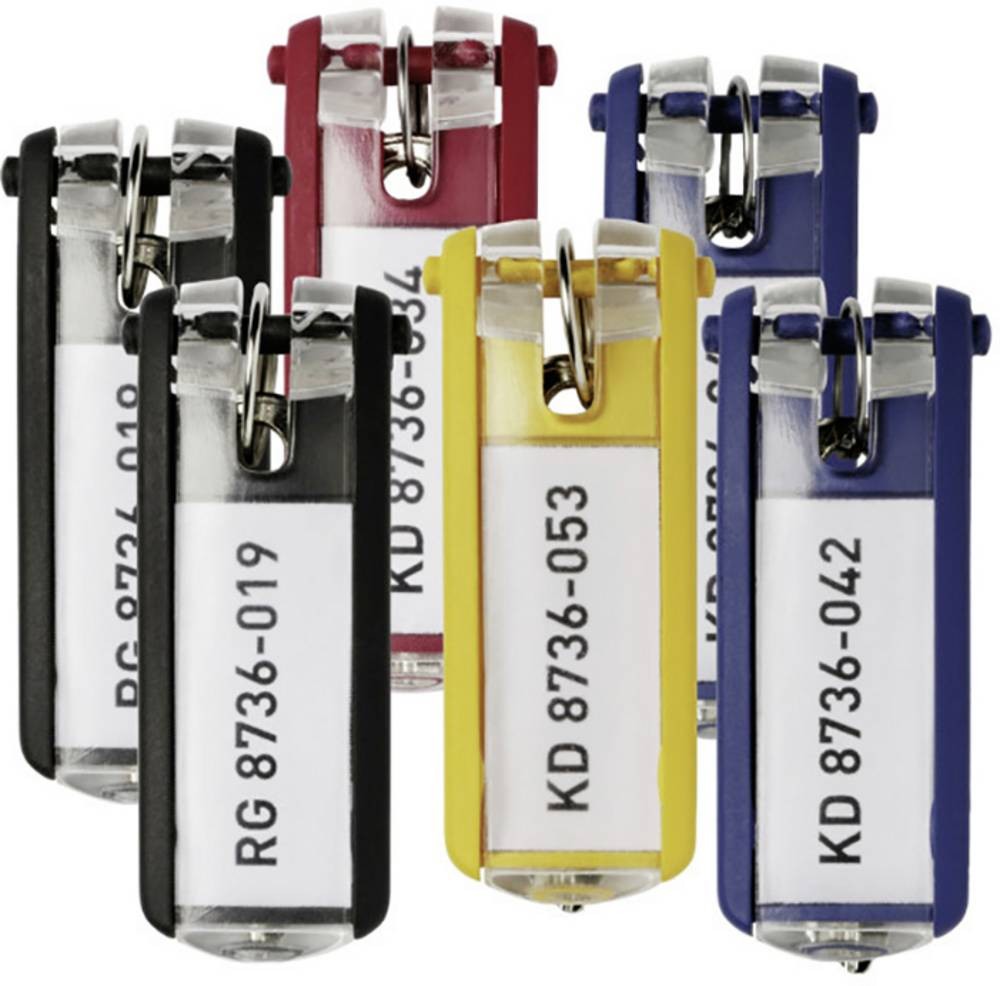 Durable key ring 194927 Key Clip Mehrfarbig 24St.