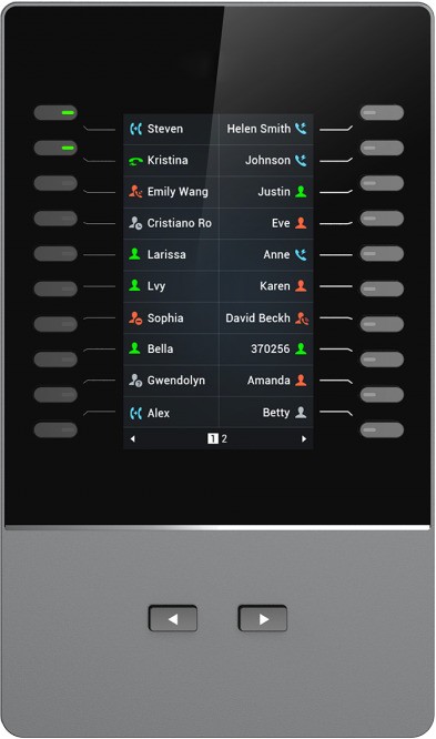 Grandstream Networks GBX20 caller ID display Grey - Grandstream
