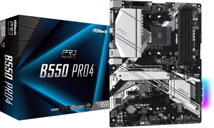 ASRock B550 Pro4 AM4 ATX VGA/HDMI DDR4 retail