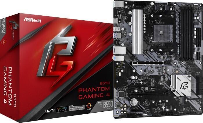 Asrock B550 Phantom Gaming 4 AMD B550 Emplacement AM4 ATX - Asrock