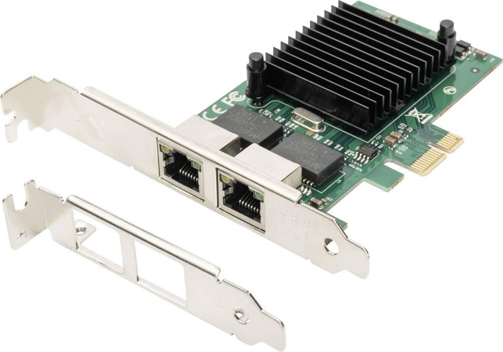 Digitus Tarjeta PCI Express Gigabit Ethernet dual, 2 puertos -