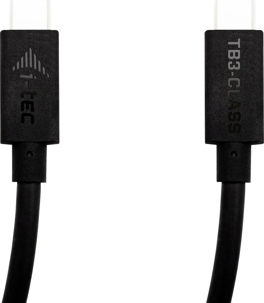 i-tec Thunderbolt 3 Class Cable, 40 Gbps, 100W Power Delivery,