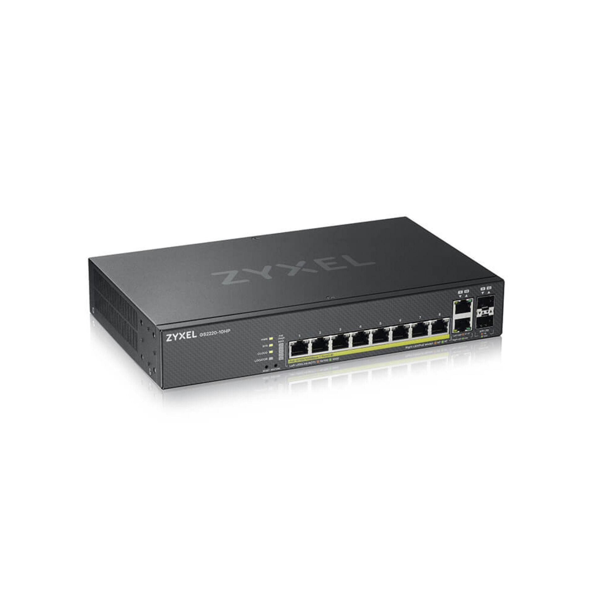 Zyxel GS2220-10HP-EU0101F commutateur réseau Géré L2 Gigabit