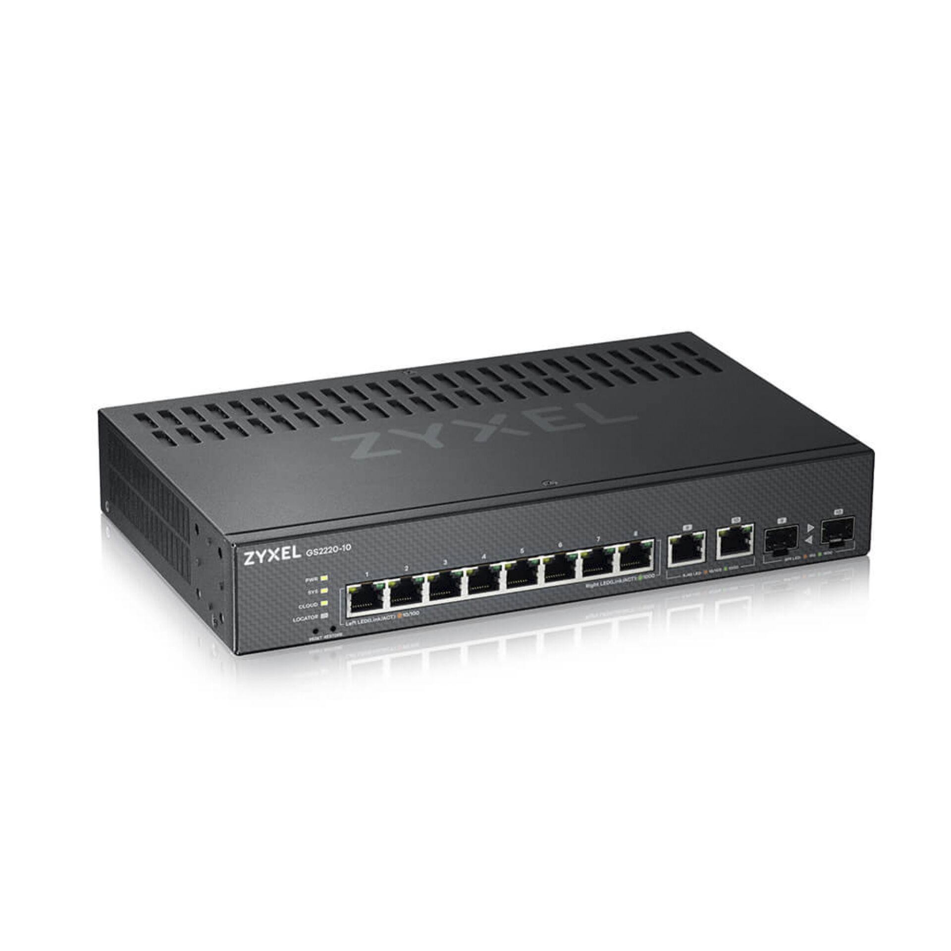 Zyxel GS2220-10-EU0101F network switch Managed L2 Gigabit Ethernet (