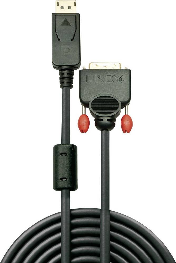Lindy 5m DisplayPort to DVI Cable - Lindy 5m DisplayPort to DVI Cable,