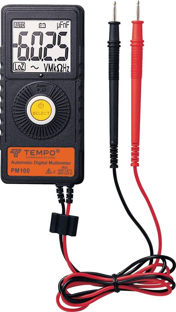 Tempo Communications PM100 Hand-Multimeter digital CAT III 300V