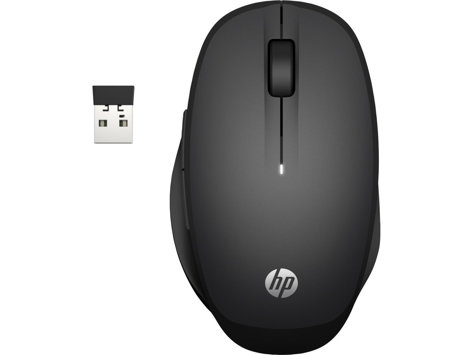 HP Maus 300 Dual Mode Kabellos BT/USB-A Schwarz