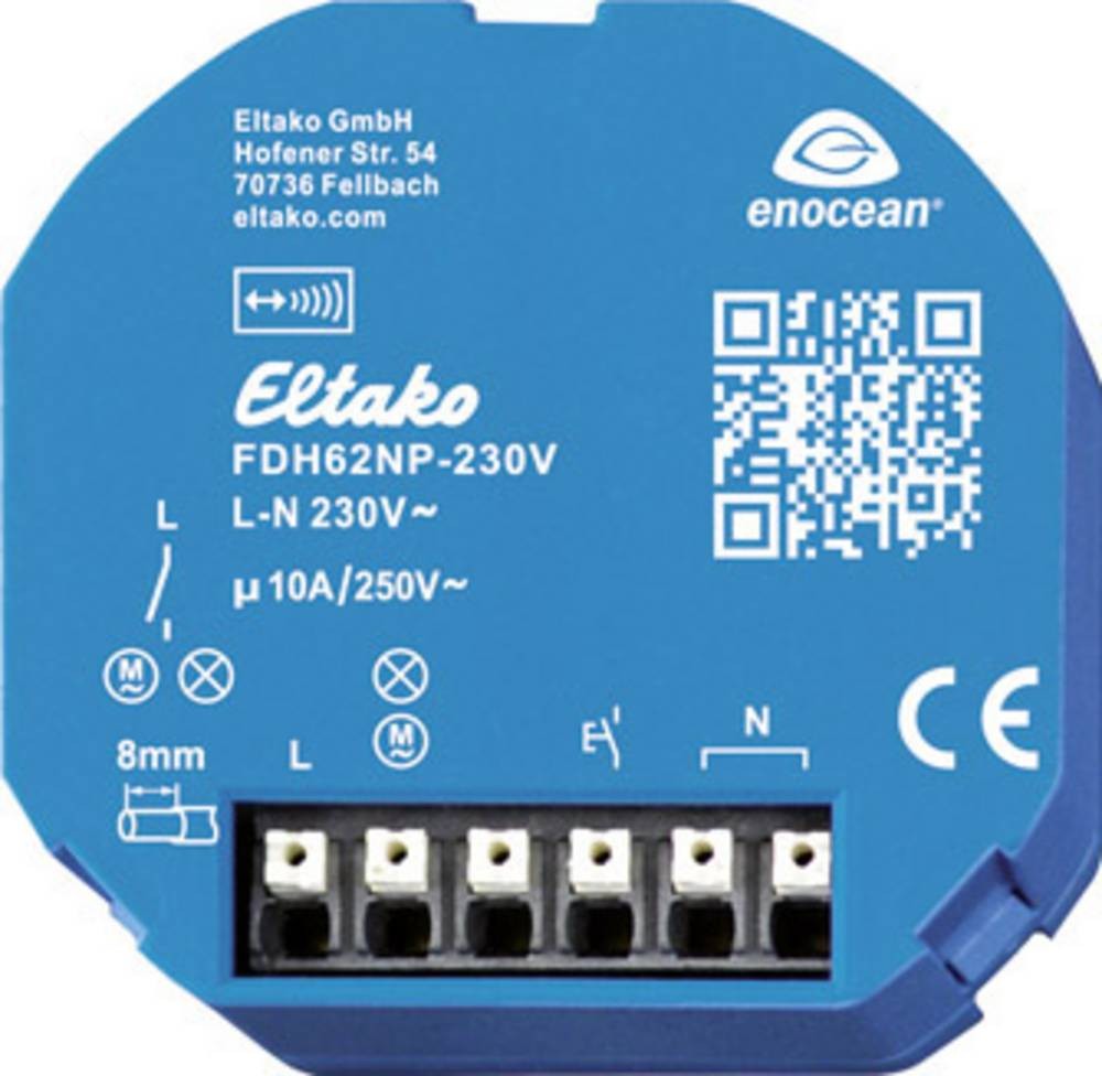Eltako FDH62NP-230V+FTKB-rw Funk Schaltaktor 1-Kanal Unterputz