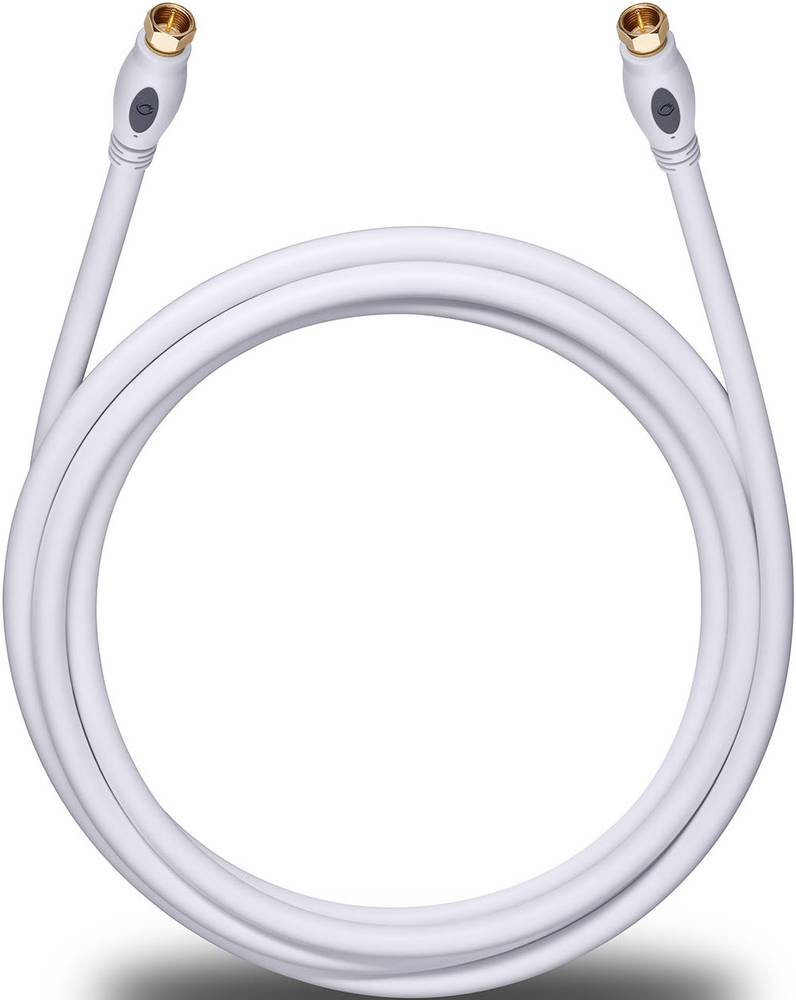 OEHLBACH Transmission Plus S coaxial cable 7.5 m F-type White -