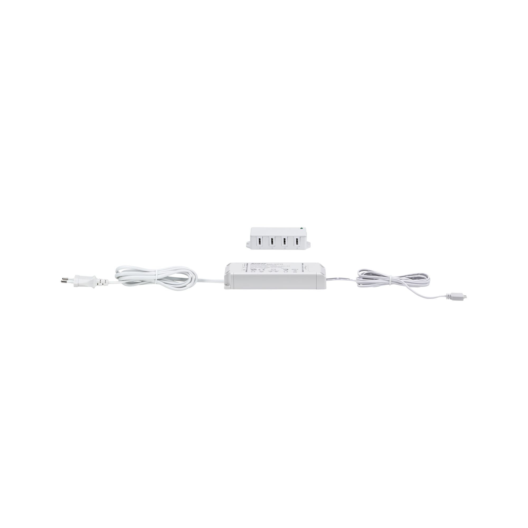 Paulmann 99947 CC Driver 4fach Verteiler Europrise mâle blanc
