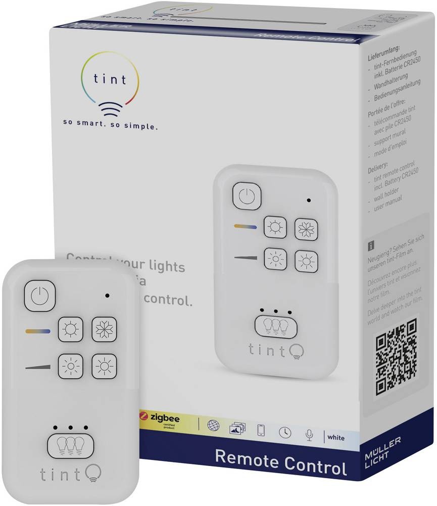 Müller-Licht 404022 télécommande ZigBee Éclairage Appuyez sur les