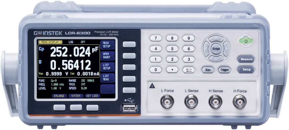 GW Instek LCR-6002 LCR Messbrücke digital Anzeige (Counts): 999999