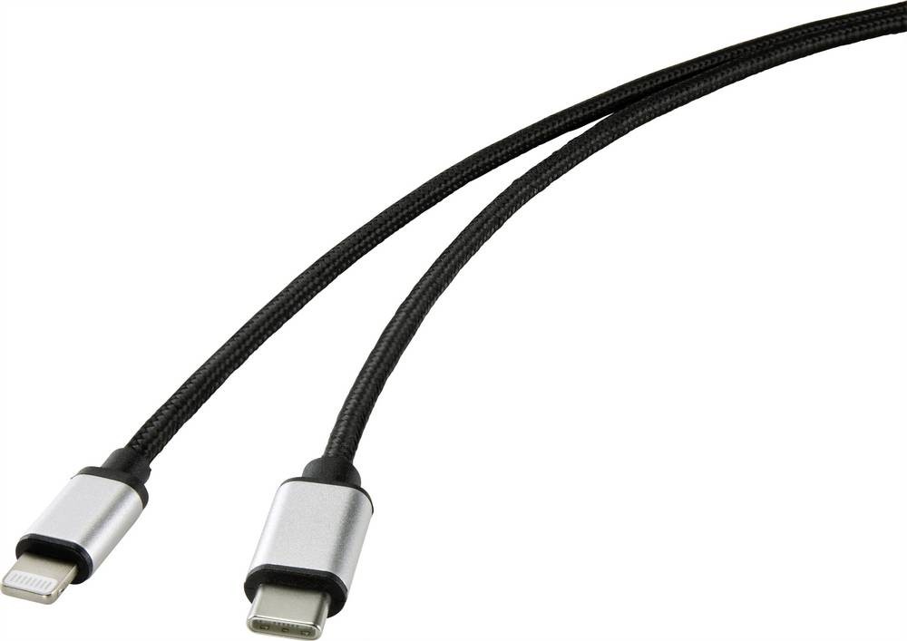 Renkforce USB-Kabel USB 2.0 USB-C Stecker, Apple Lightning Stecker