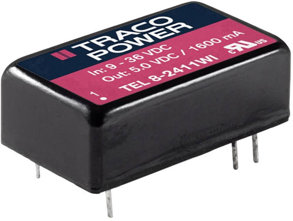 TracoPower TEL 8-2423WI DC/DC-Wandler, Print 24 V/DC 265mA 8W Anzahl
