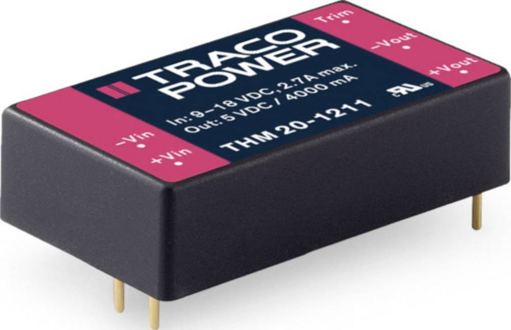 TracoPower THM 20-1212 DC/DC-Wandler, Print 1.67A 20W Anzahl Ausgä