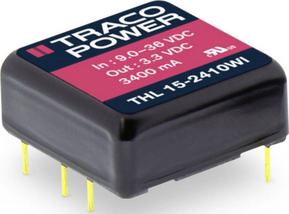 TracoPower THL 15-2411WI DC/DC-Wandler, Print 3A 15W Anzahl Ausgänge: