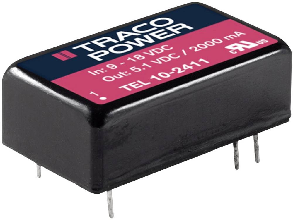 TracoPower TEL 10-1223 DC/DC-Wandler, Print 333mA 10W Anzahl Ausgä