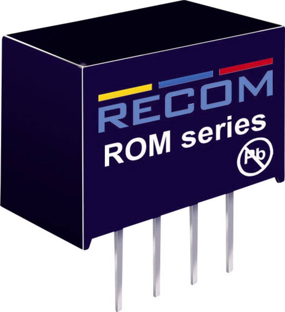 RECOM ROM-1212S DC/DC-Wandler, Print 12 V/DC 12 V/DC 83mA 1W Anzahl