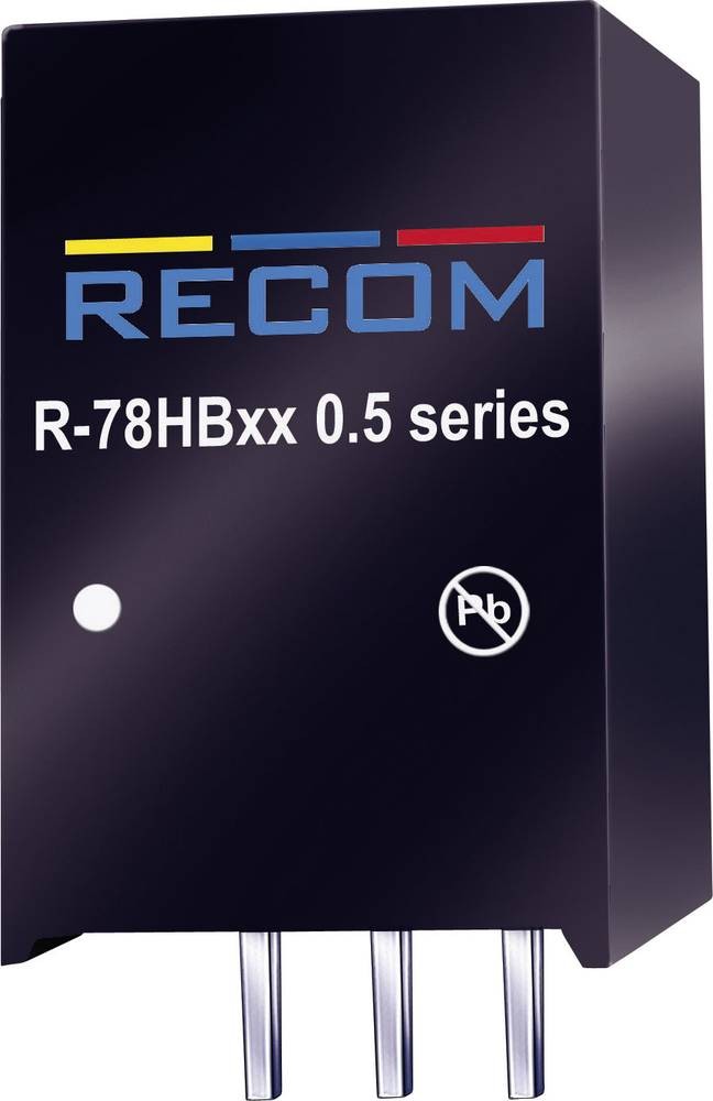 RECOM R-78HB12-0.5 DC/DC-Wandler, Print 48 V/DC 12 V/DC 0.5A 6W