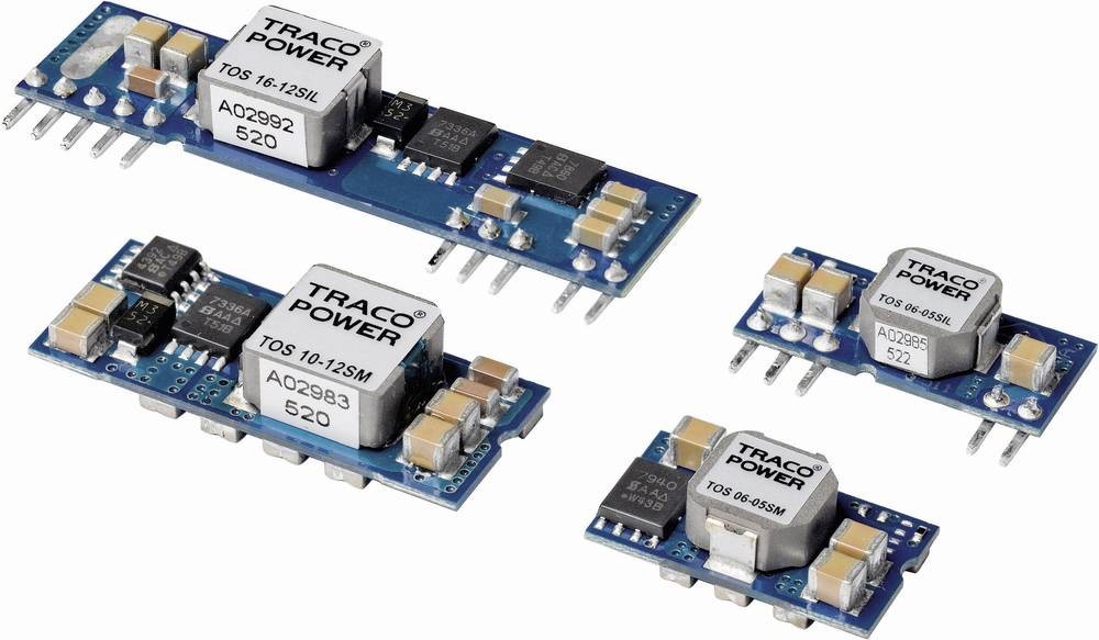 TracoPower TOS 06-12SIL DC/DC-Wandler, Print 5 V/DC 6A Anzahl Ausgä
