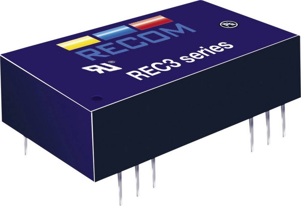 RECOM REC3-0515DR/H1 DC/DC-Wandler, Print 5 V/DC 15 V/DC, -15 V/DC
