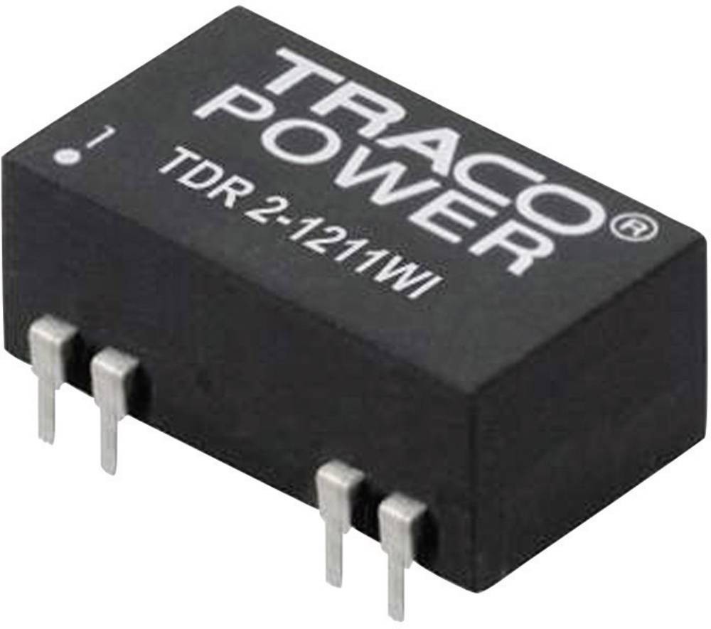 TracoPower TDR 2-1211WI DC/DC-Wandler, Print 12 V/DC 5 V/DC 400mA 2W