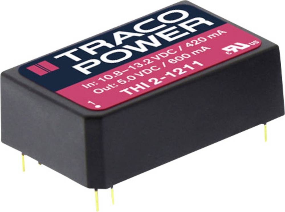 TracoPower THI 0521 DC/DC-Wandler, Print 5 V/DC 12 V/DC, -12 V/DC