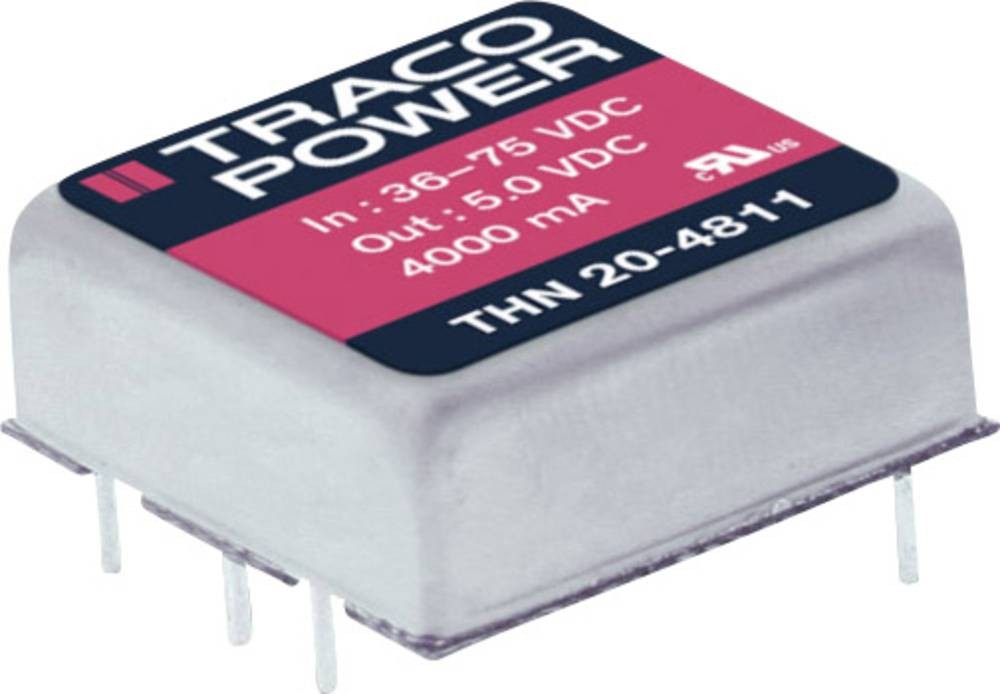 TracoPower THN 20-1211 DC/DC-Wandler, Print 12 V/DC 5 V/DC 4A 20W