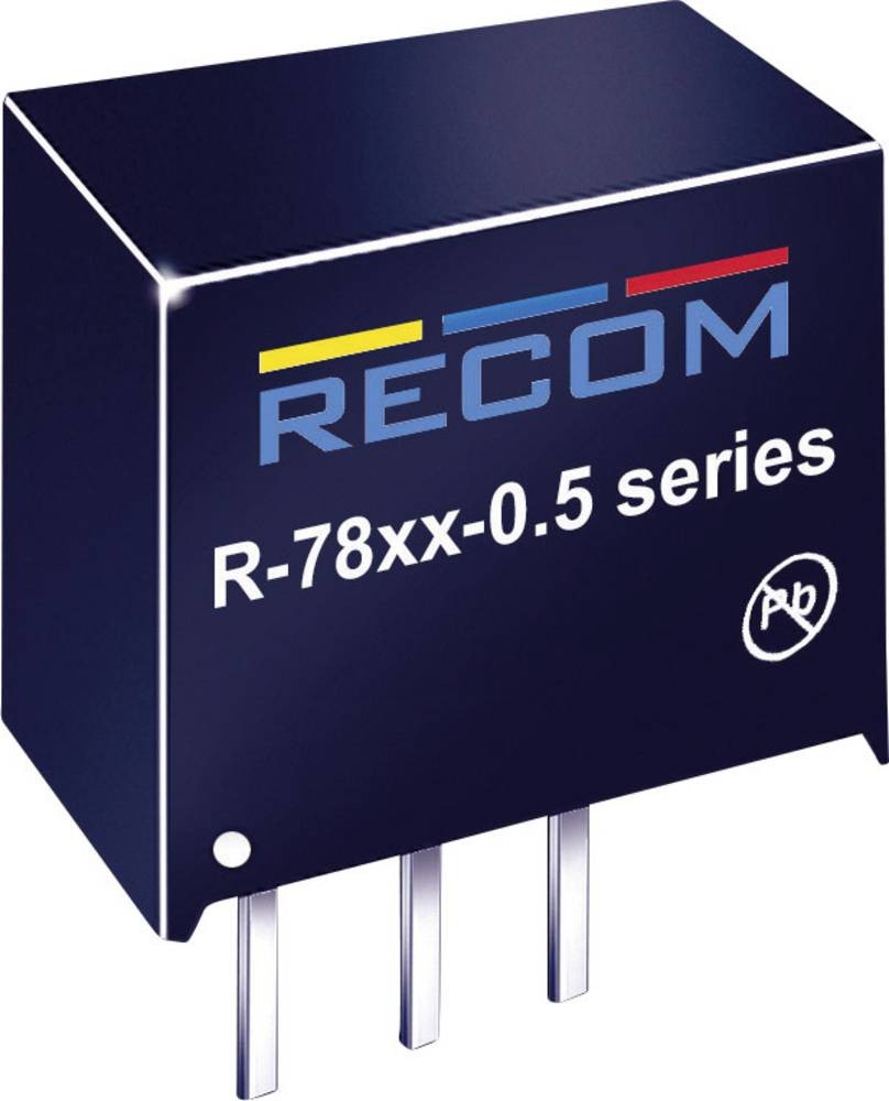RECOM R-789.0-0.5 DC/DC-Wandler, Print 9 V/DC 0.5A 4.5W Anzahl Ausgä