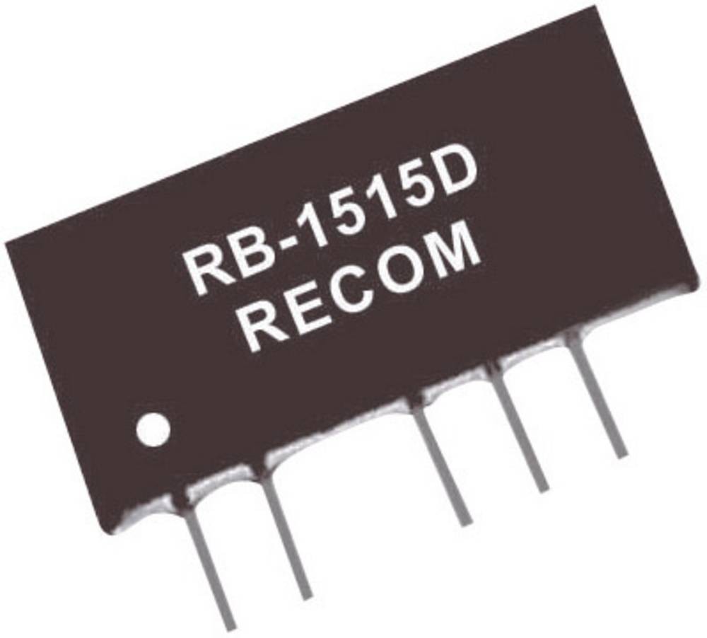 RECOM RB-1515D DC/DC-Wandler, Print 15 V/DC 15 V/DC, -15 V/DC 33mA 1W