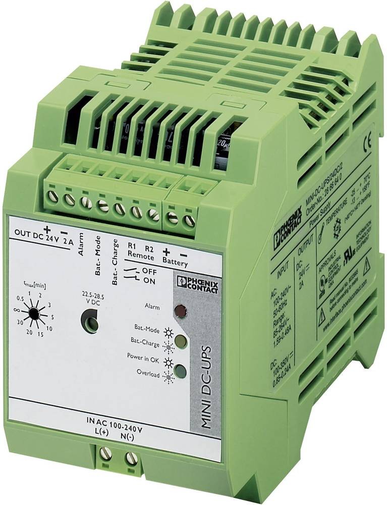 Phoenix Contact MINI-DC-UPS/24DC/2 2866640 Industrielle USV-Anlage (