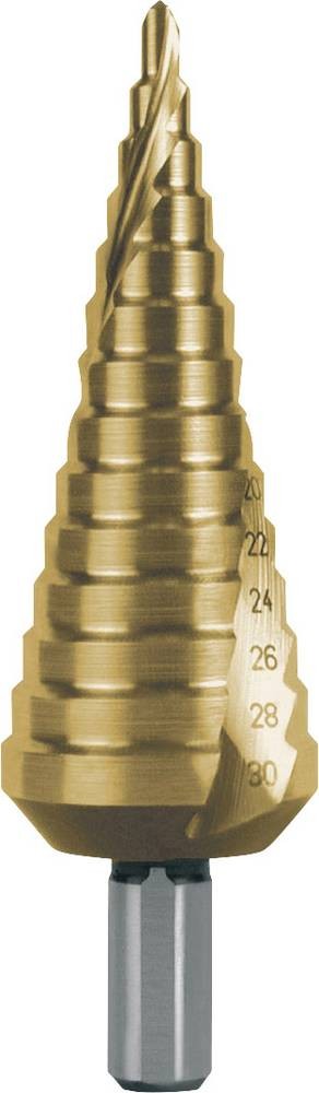 RUKO 101052T HSS Stufenbohrer Gesamtlänge 100mm TiN 1 pc(s)