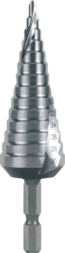 RUKO 101052H HSS Stufenbohrer Gesamtlänge 105mm 1 pezzo