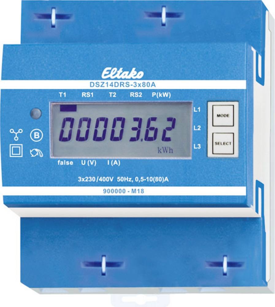 Eltako DSZ14DRS-3x80A MID 28365715 Drehstromzähler digital 80A MID-