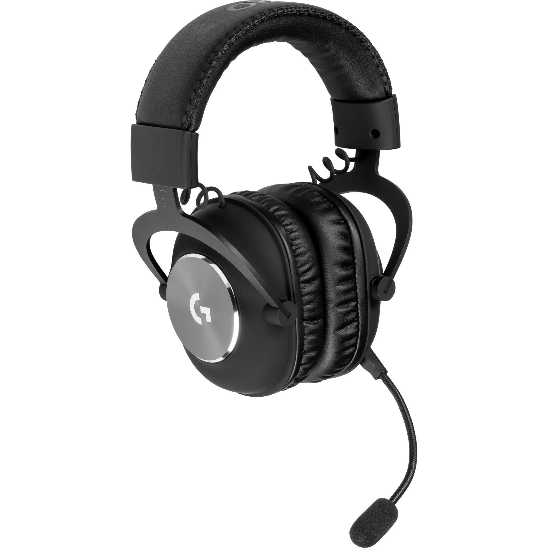 Logitech Gaming PRO X Gaming On Ear Headset Funk 7.1 Surround Schwarz