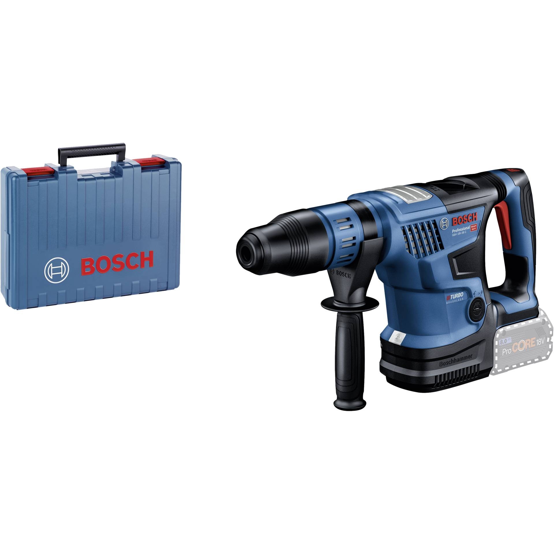 Bosch GBH 18V-36 C Professional 500 RPM SDS Max 5.1 kg Black, Blue -