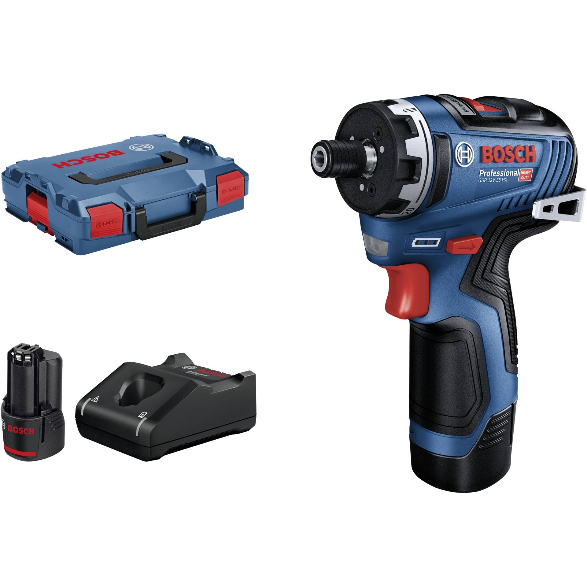 Bosch GSR 12V-35 1750 Giri/min Nero, Blu, Rosso - Bosch GSR 12V-35,