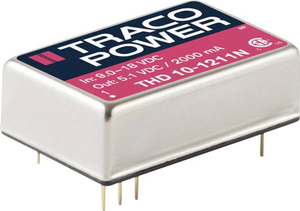 TracoPower THD 10-2411N DC/DC-Wandler, Print 24 V/DC 5.1 V/DC 2A 10W