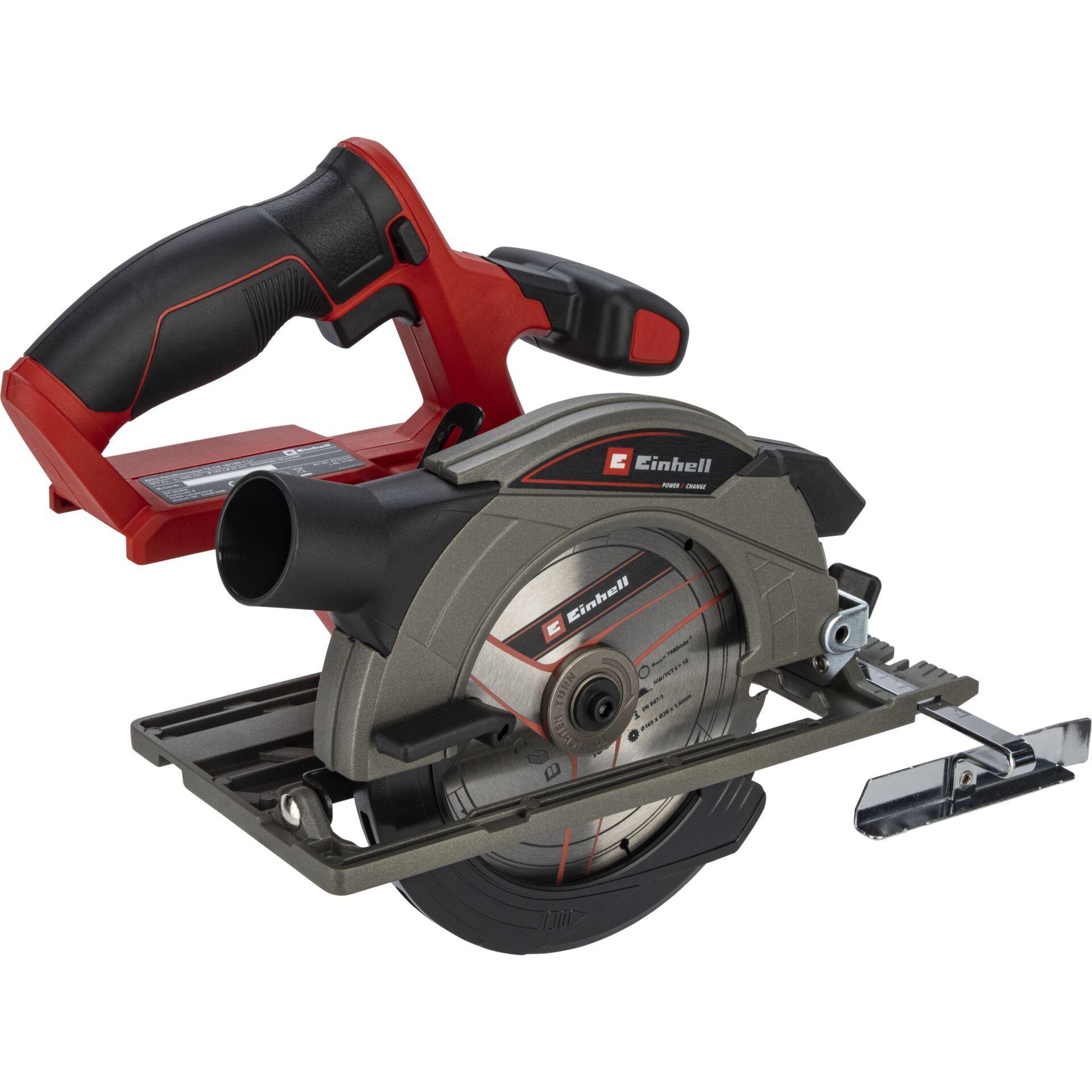 Einhell TE-CS 18/165-1 Li - Solo Akku-Handkreissäge Schnitttiefe max.