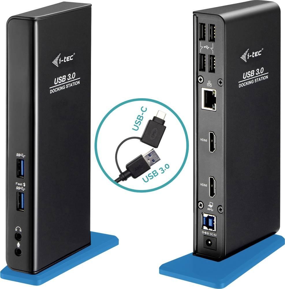 i-tec USB 3.0/USB-C Dual HDMI Docking Station - i-tec USB 3.0/USB-C
