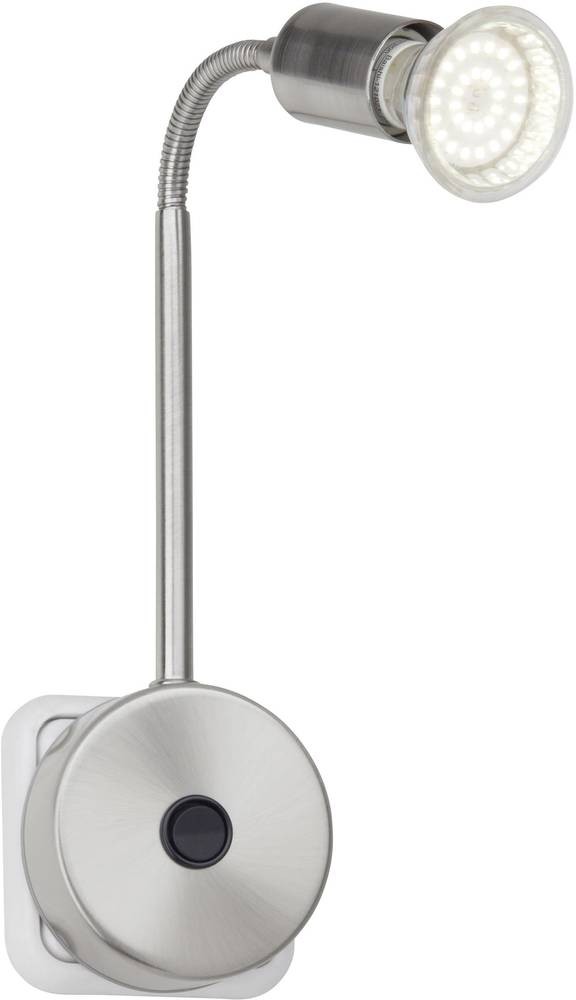 Brilliant Loona LED-Steckdosenlampe LED GU10 3W stainless steel
