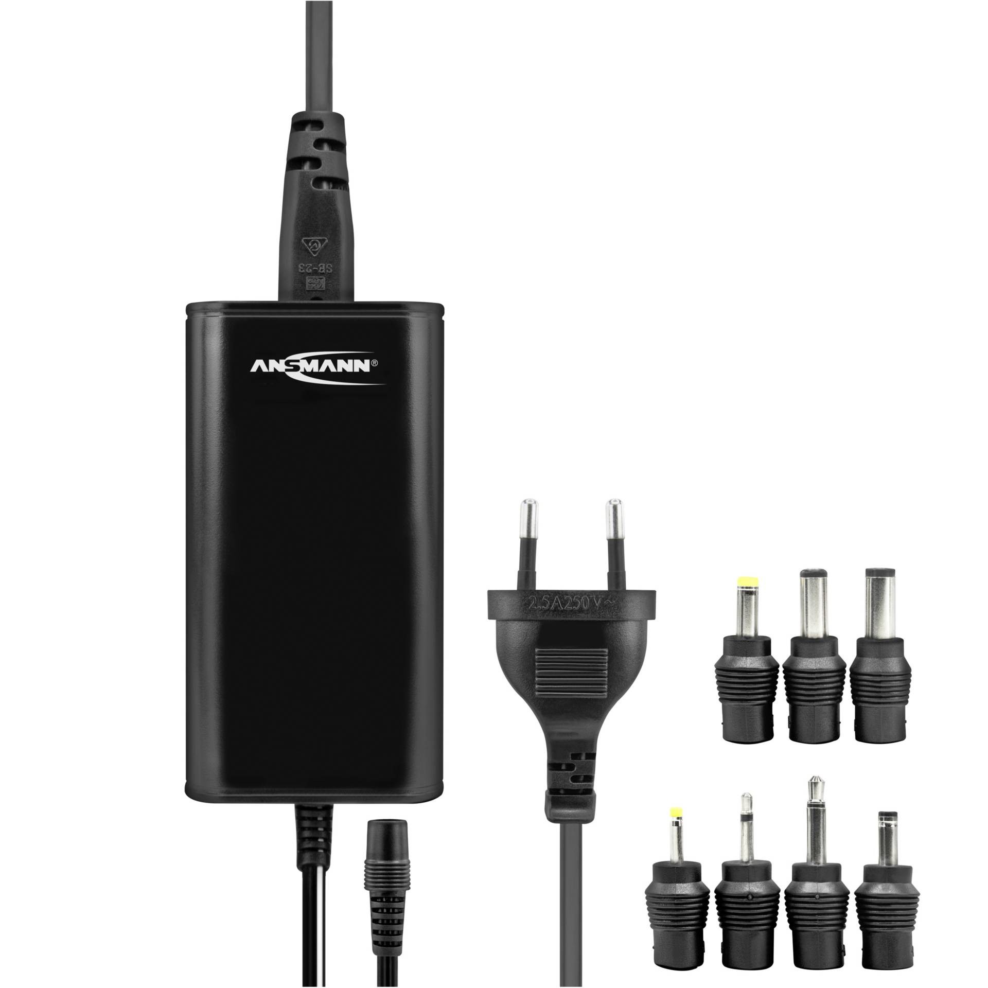 Ansmann 1201-0025 Steckernetzteil, einstellbar 15 V/DC, 13.5 V/DC, 12