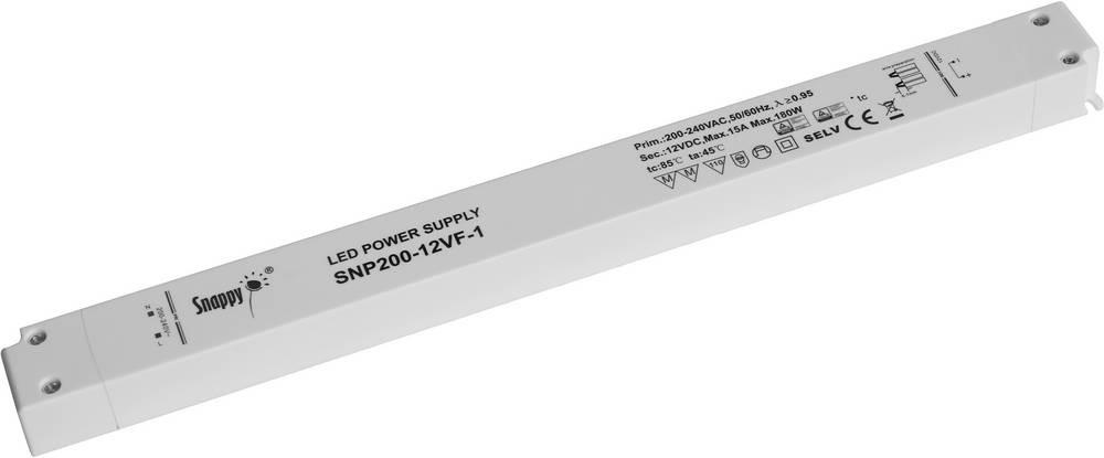 Dehner Elektronik SNP200-12VF-1 LED-Trafo, LED-Treiber