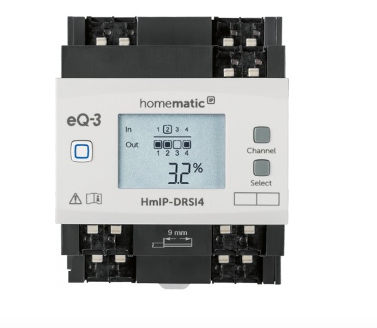 Homematic IP Funk Schaltaktor HmIP-DRSI4