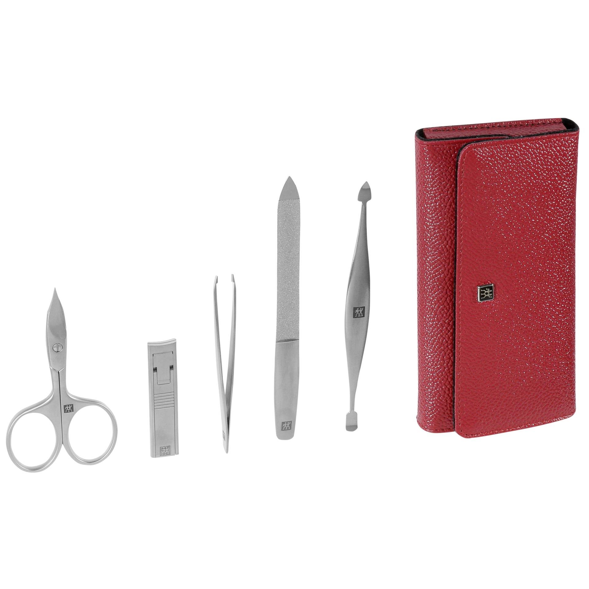 Zwilling Maniküre Pediküre Set 5tlg. with Nagelknipser, leather