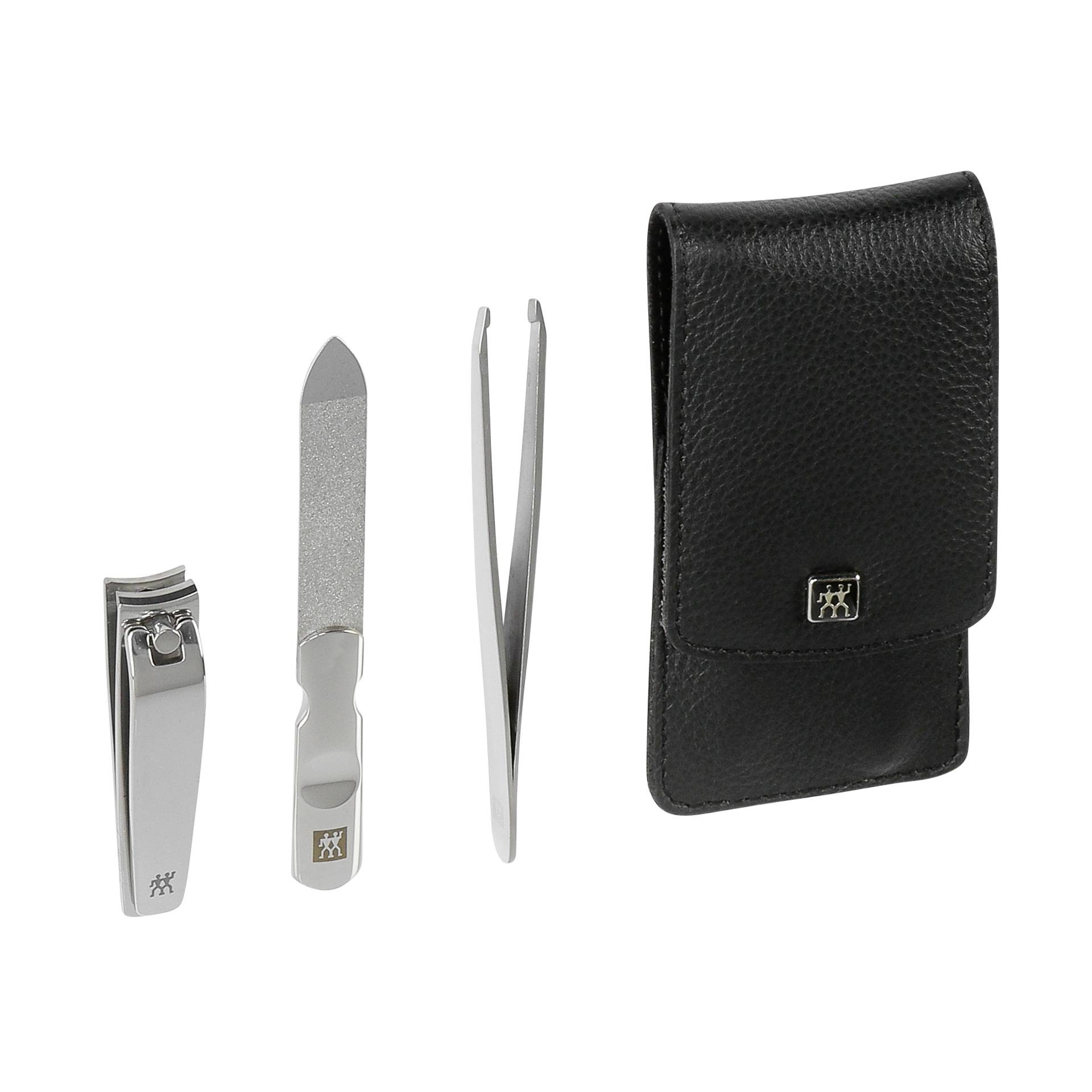 Zwilling Maniküre Pediküre Set 3tlg. with Nagelknipser, leather