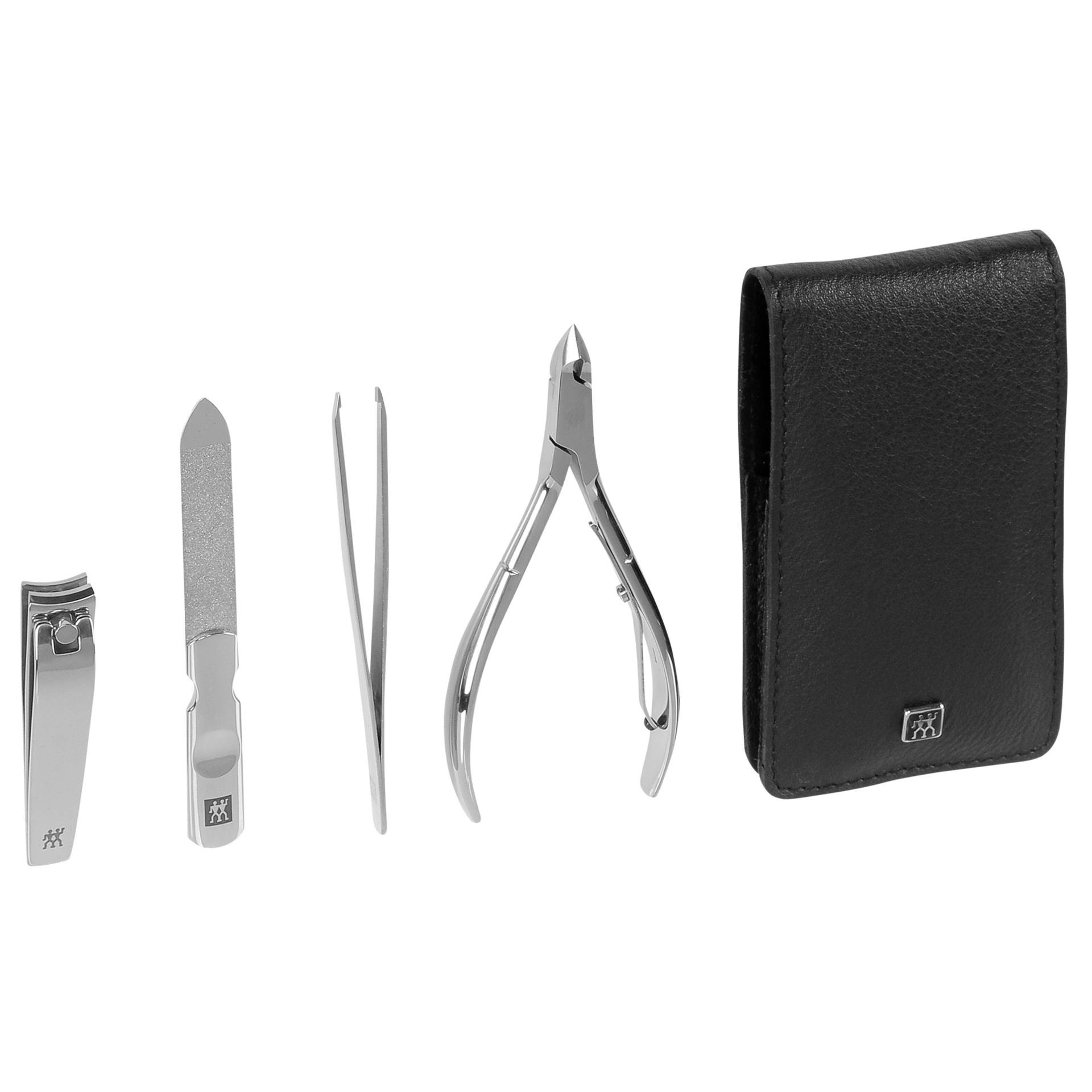 Zwilling Maniküre Pediküre Set 4tlg. avec Nagelknipser, cuir