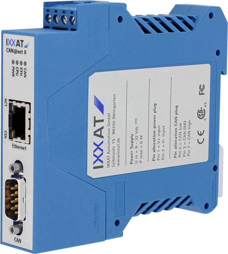 Ixxat 1.01.0086.10201 CAN@net II/Generic CAN Umsetzer CAN Bus,